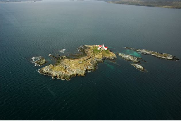 Green Island is the most northern lighthouse in the province