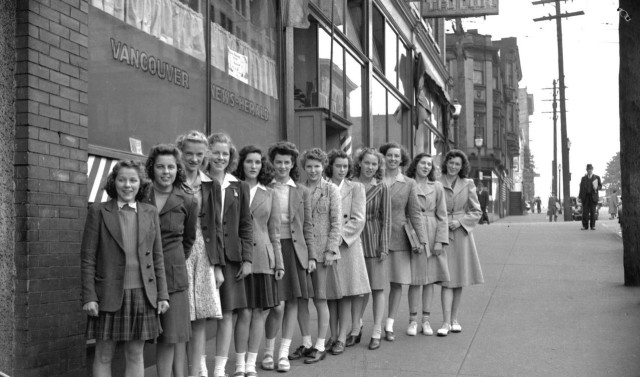 Vancouver News-Herald Staff in 1942 CVA 1184-1232