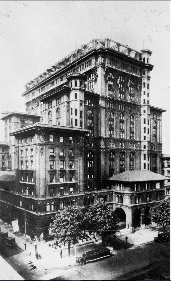 Second Hotel Vancouver ca.1930s. Sat at the corner of Georgia and Granville Streets. Courtesy CVA 770-98