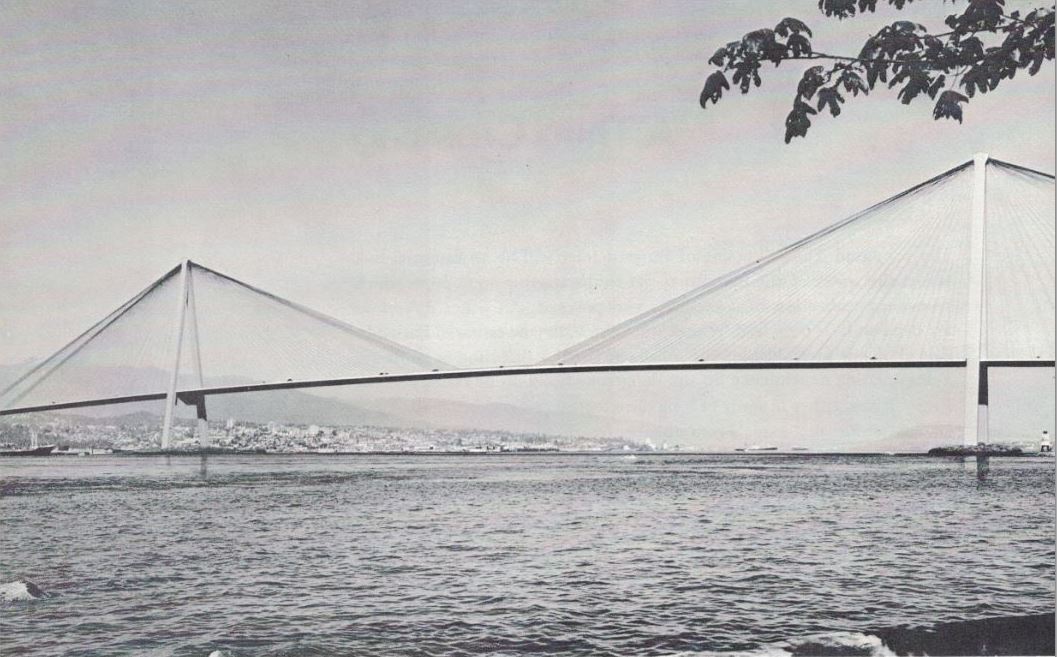 The world's biggest cable-stayed bridge off Brockton Point would be 8% less costly than a tunnel on the same alignment (Vancouver Tomorrow: A search for greatness)