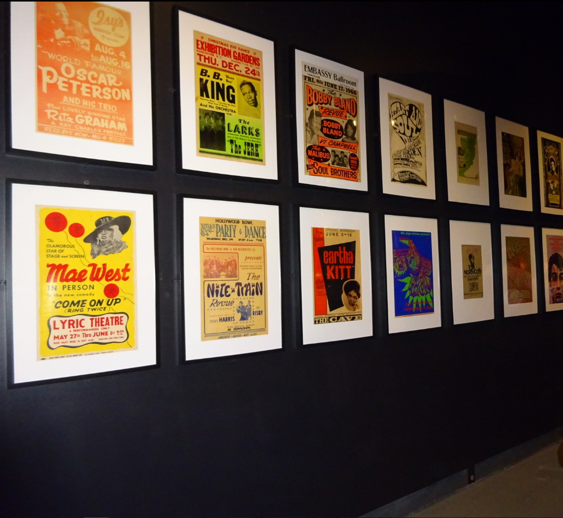Rob Frith's history of music through posters. Eve Lazarus photo