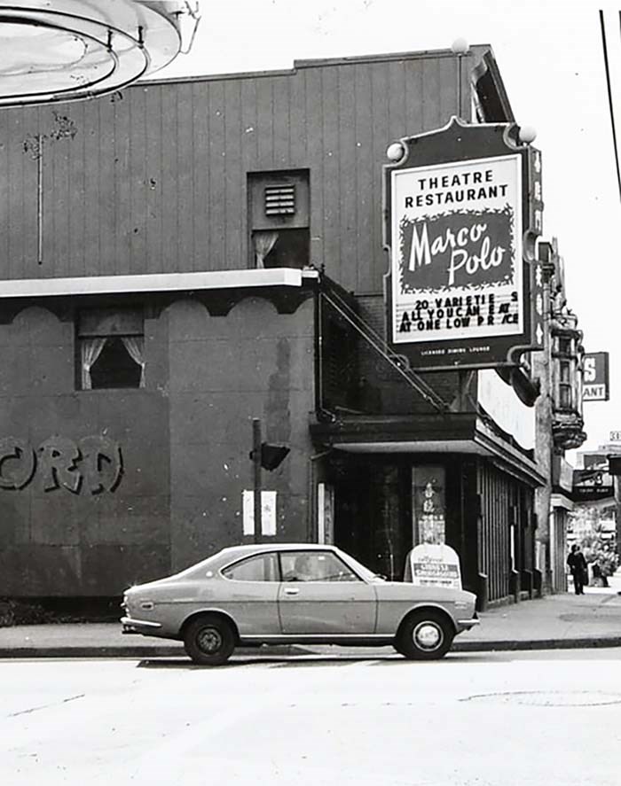 Marco Polo restaurant, 90 East Pender Street, Vancouver