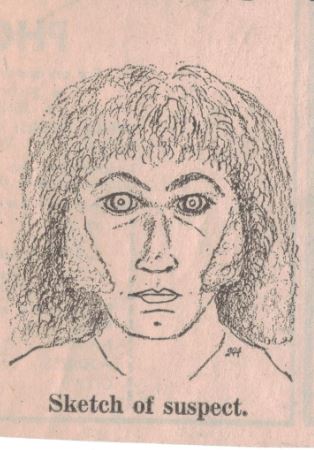 Police sketch of suspect