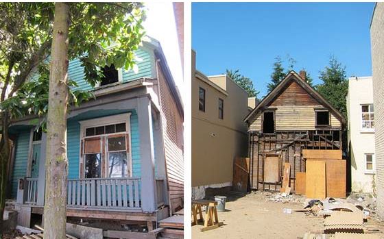 Photo courtesy of Heritage Vancouver 1888 house demolished in 2012