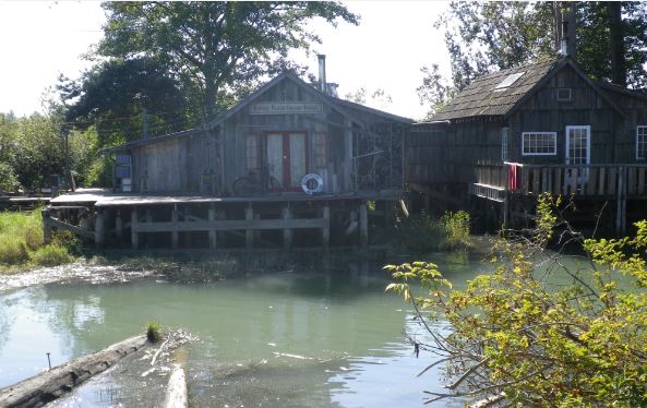 Finn Slough, a 100-year old fishing village near Steveston