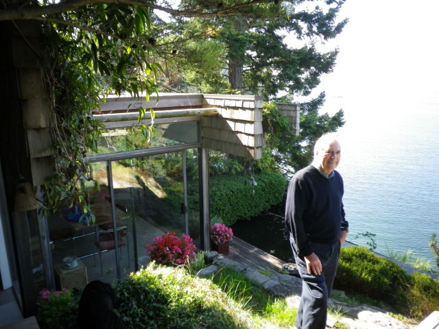 Barry Downs and the West Coast modern house he designed in 1979