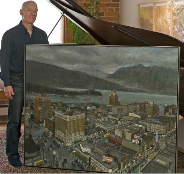 Tom at home with "Warmth at the edge of wilderness"