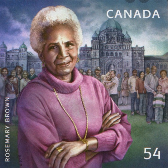 Rosemary Brown Hogan's Alley Stamp