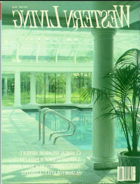 The Hollies on the cover of Western Living Magazine