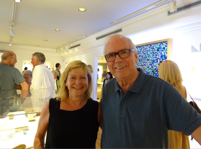 Eve Lazarus and Barry Downs. Tom Carter photo, 2015