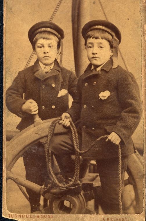 William and Jack Garden before they left for Canada in the late 1880s. Photo courtesy Anders Falk