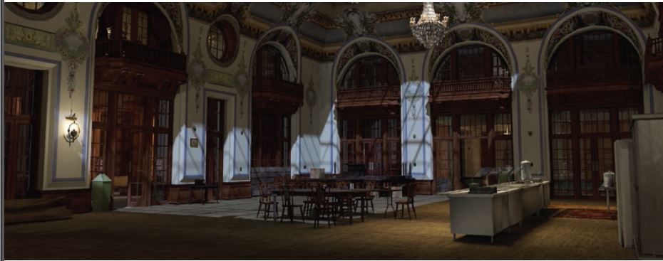 3D render of Hotel Vancouver, Circa 1948 app. Courtesy NFB