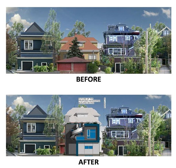 Commox street west end