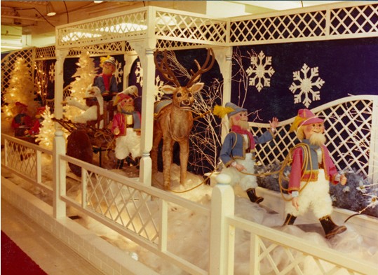 Woodwards Christmas windows David Rowlands