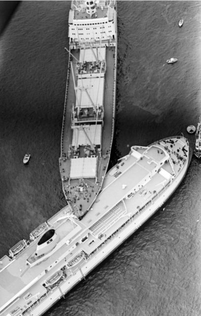 BC Ferry collides with Russian freighter