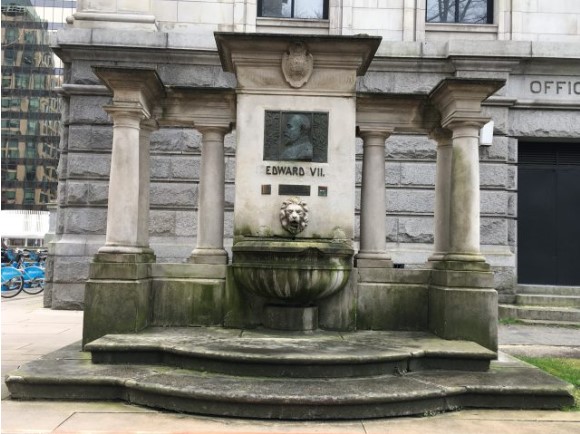 the Centennial fountain