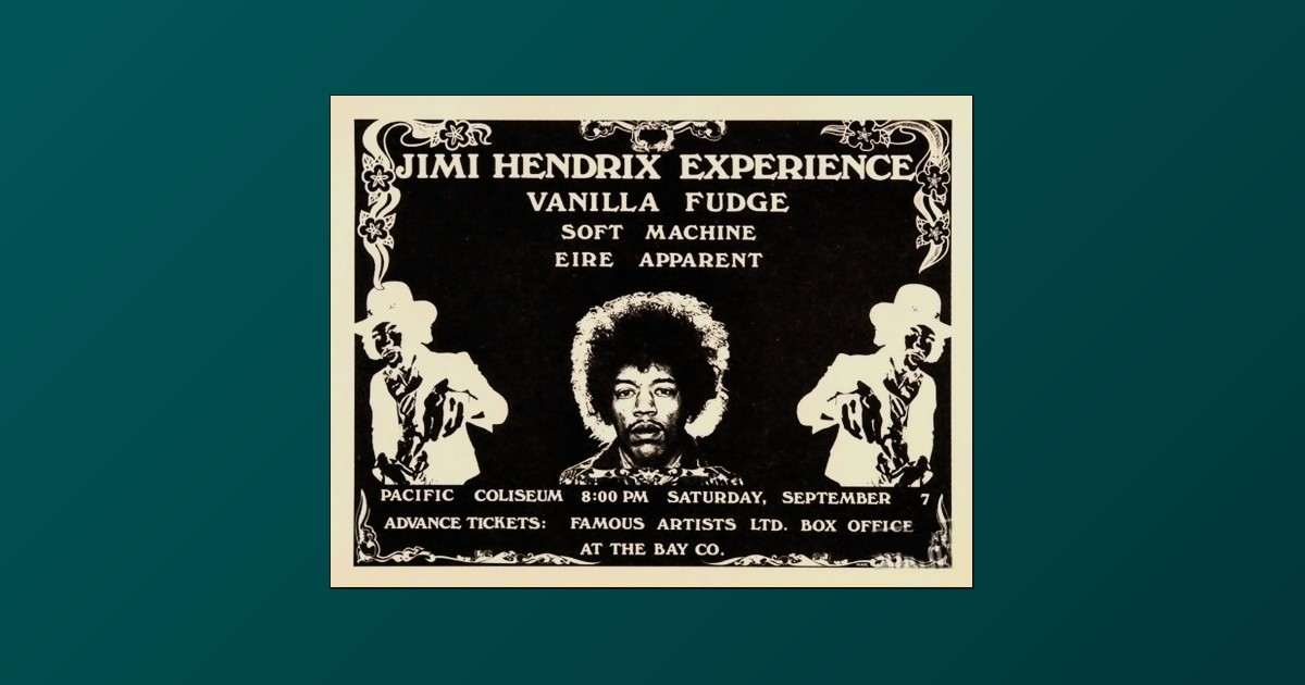 Jimi Hendrix Plays the Pacific Coliseum—September 7, 1968 | Eve