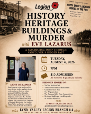 Talk at Lynn Valley Legion