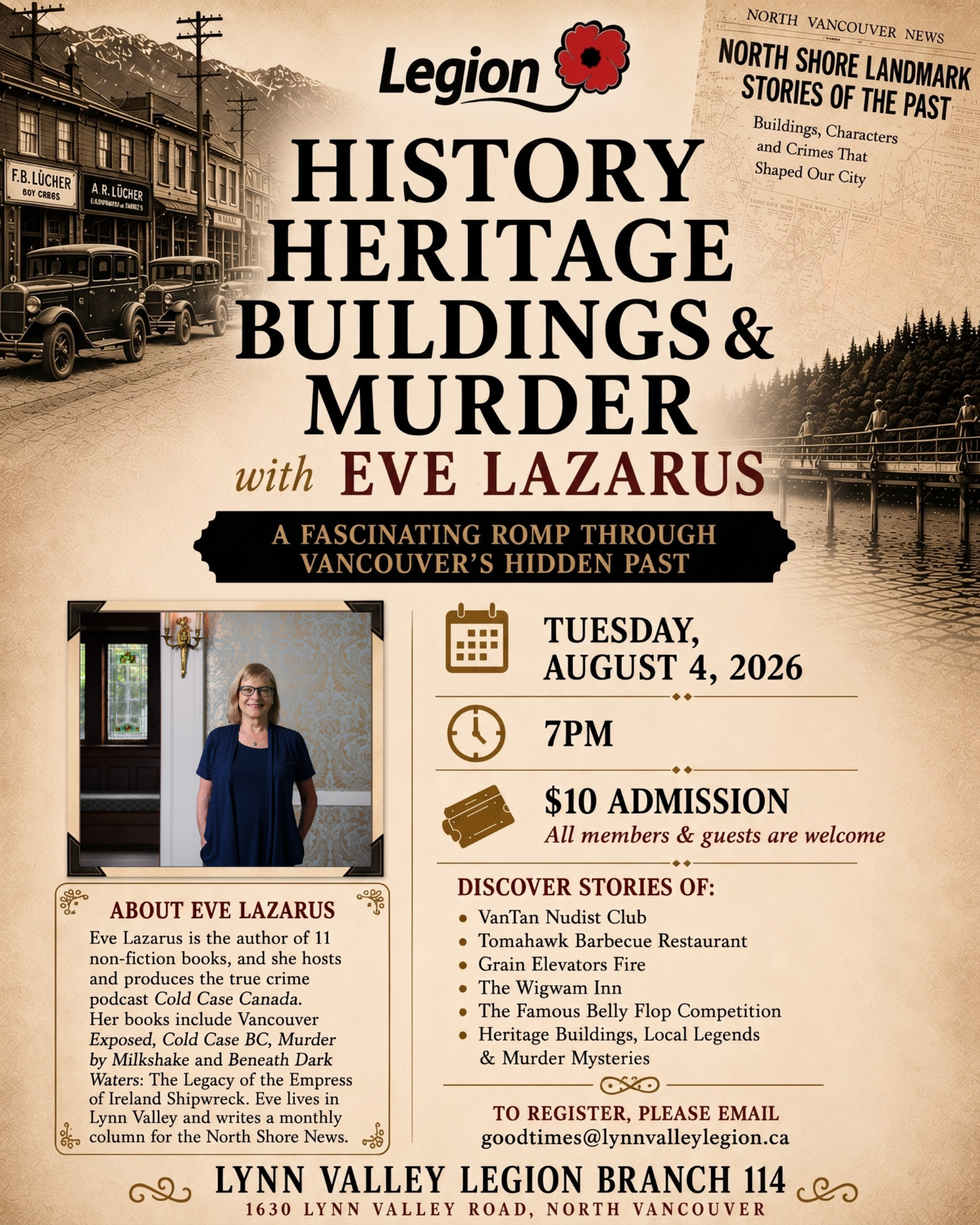 Talk at Lynn Valley Legion